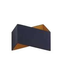 Assona Aplique De Pared Black/Gold - Arcchio