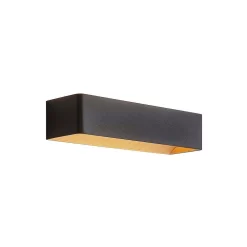 Karam Aplique De Pared S Black/Gold - Arcchio