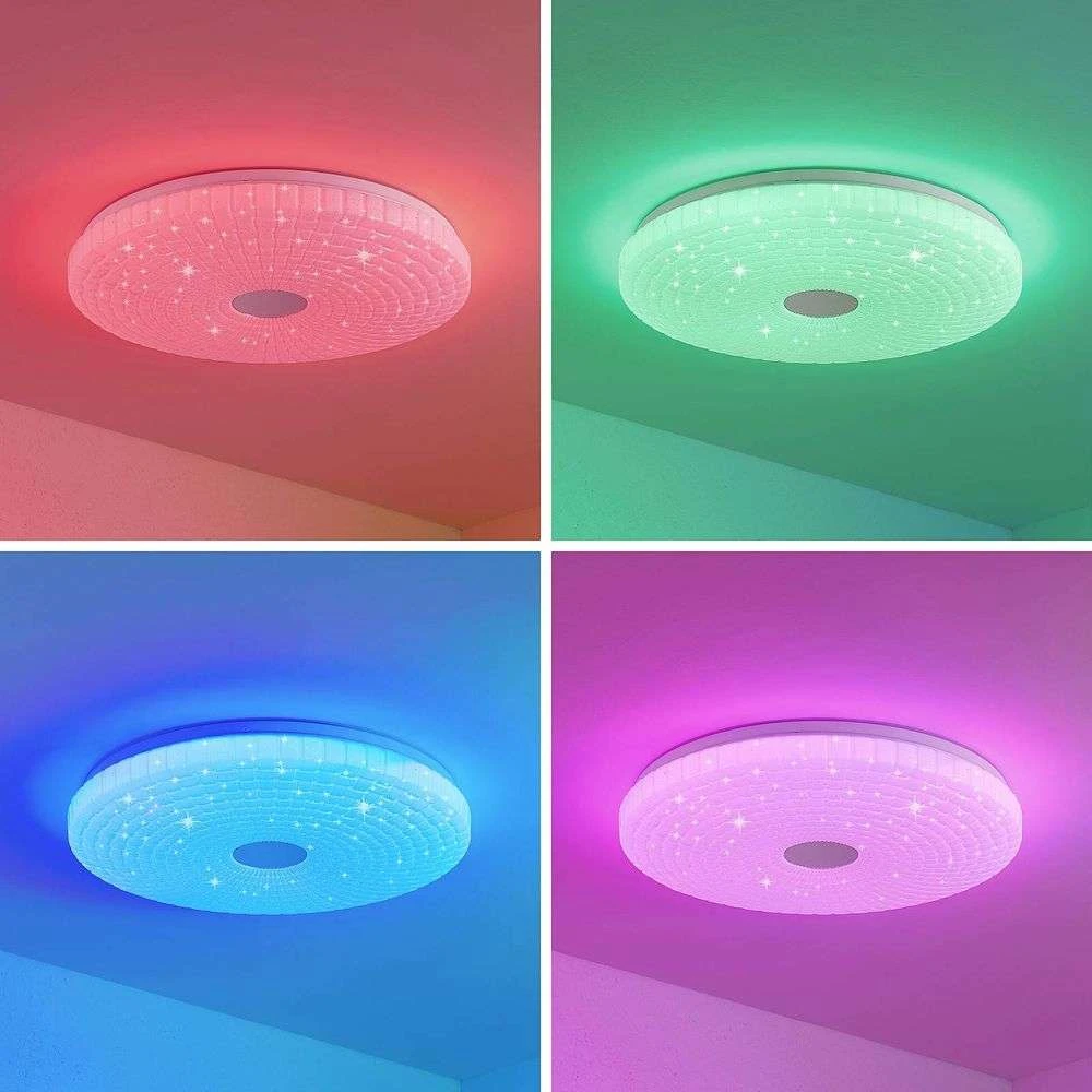 Laubini Lámpara De Techo Smart Home Ø48 White/Opal - Lindby - Imagen 5