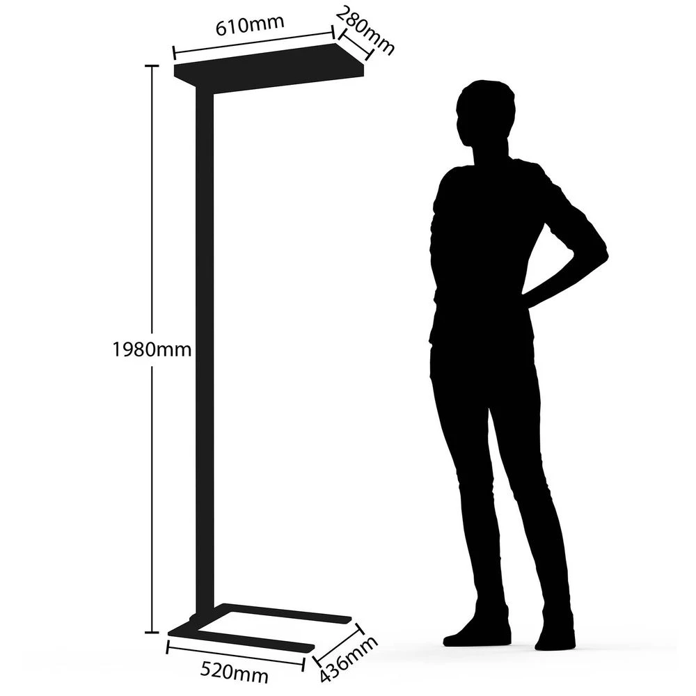Bertram Lámpara De Pie W/Sensor Silver - Arcchio - Imagen 6