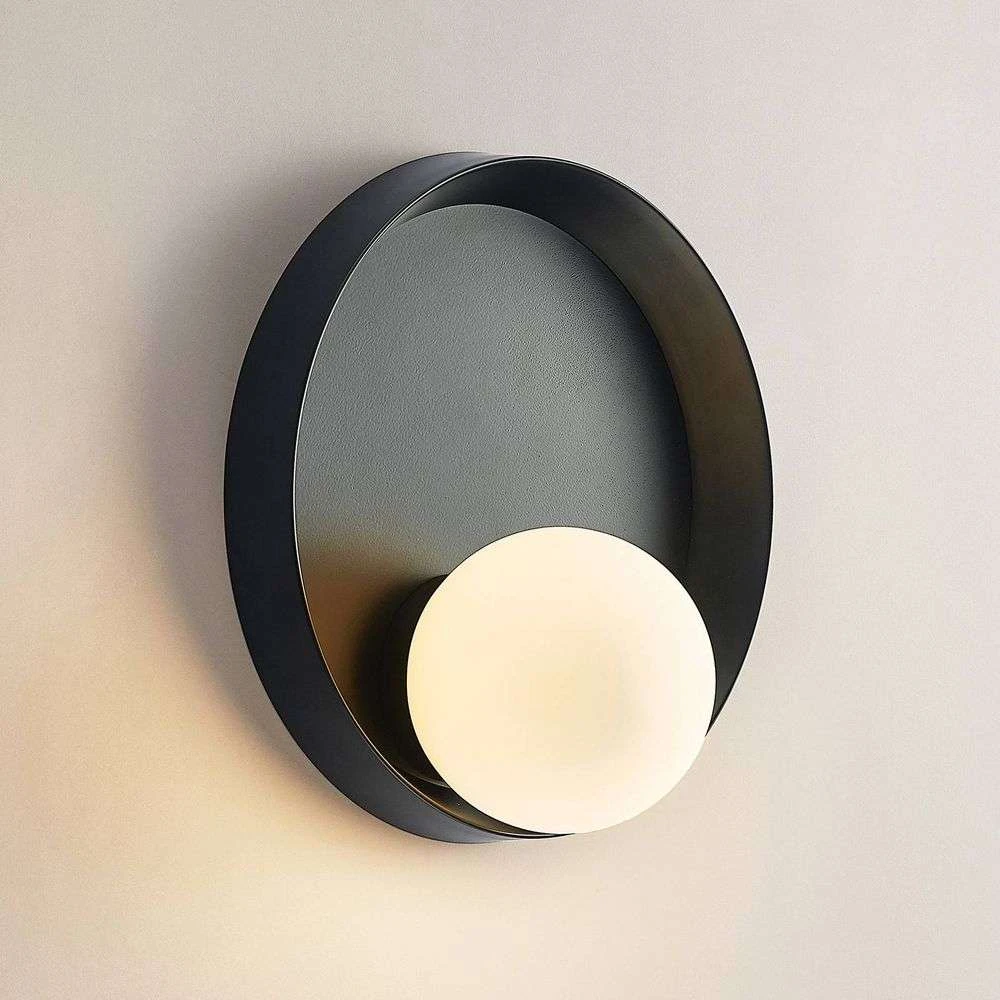 Andelina Aplique De Pared Black/Opal - Lucande - Imagen 4