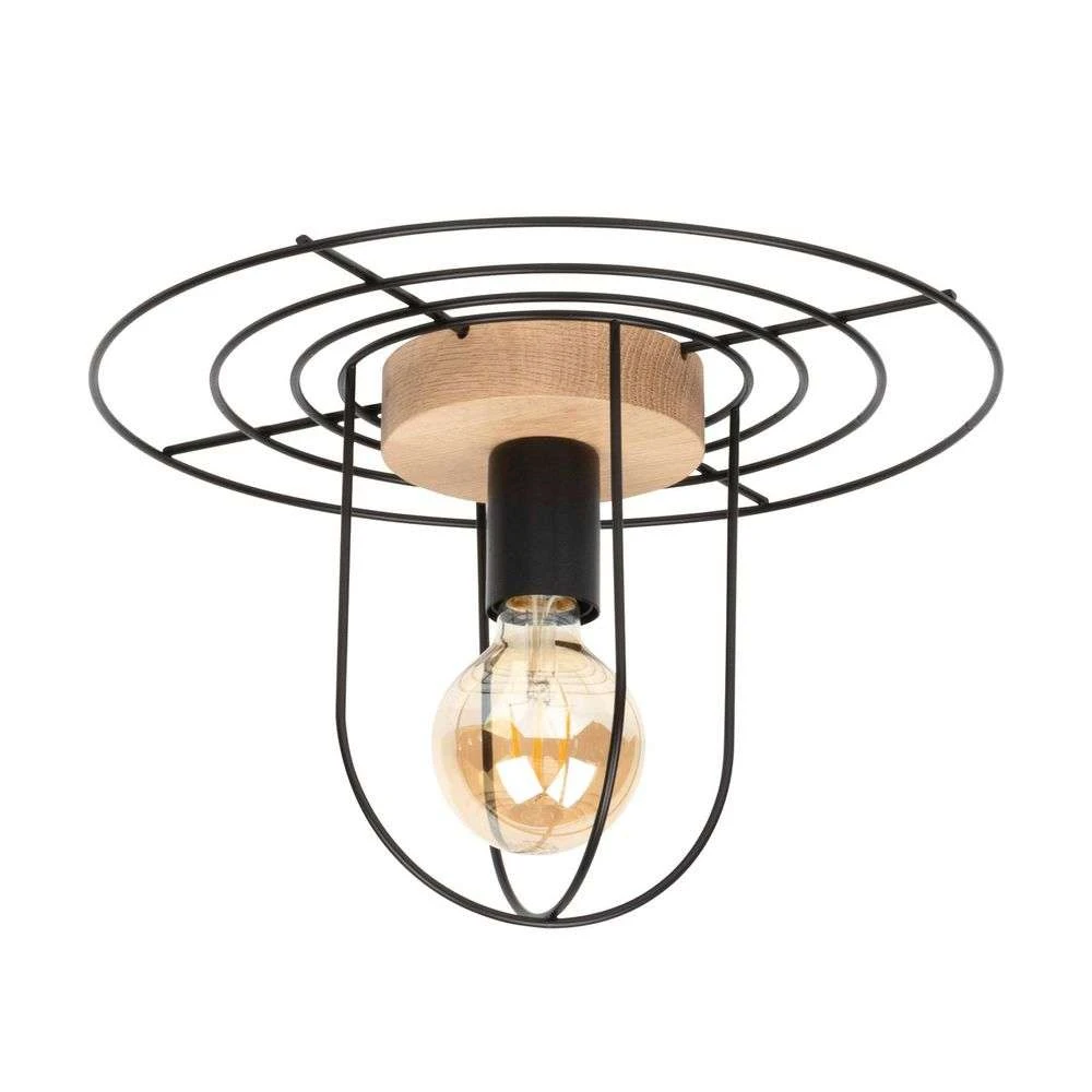 Bridge 1 Lámpara De Techo Black/Wood - Envostar