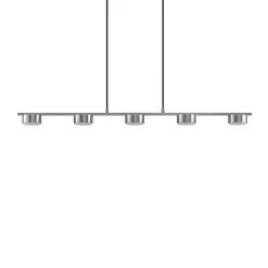 Kaylou 5 LED Lámpara Colgante Nickel - Lindby