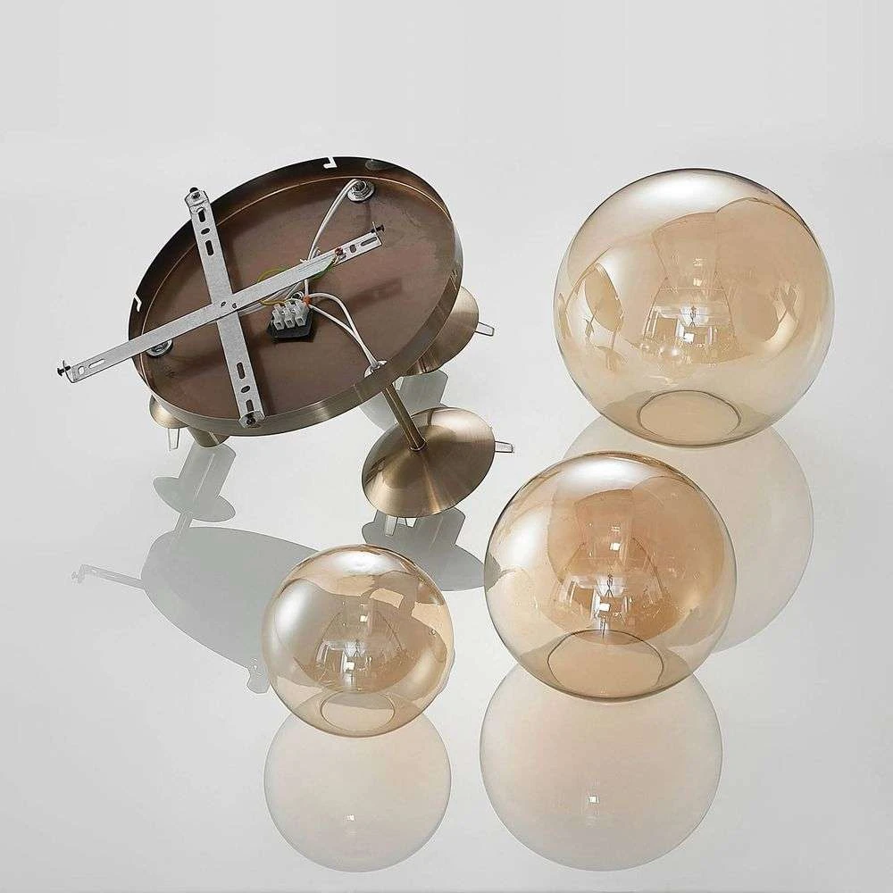 Teeja Cluster Lámpara De Techo Amber - Lindby - Imagen 2