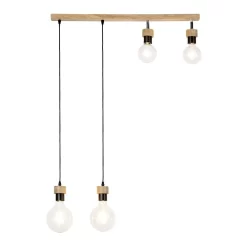 Merlo 4 Lámpara Sobremesa Oiled Oak - Envostar