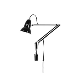Original 1227 Aplique De Pared Con Soportes Jet Negro - Anglepoise