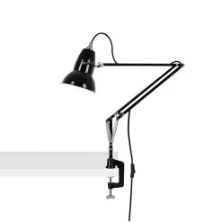 Original 1227 Lámpara De Escritorio Con Soportes Jet Negro - Anglepoise