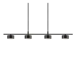 Clyde 4 LED Lámpara Colgante Long Black - Nordlux