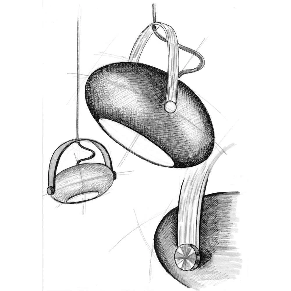 D.C Lámpara Colgante Ø26 Black/Oak - Halo Design - Imagen 3