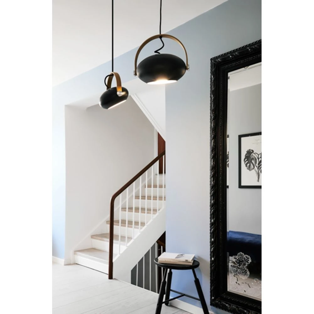 D.C Lámpara Colgante Ø26 Black/Oak - Halo Design - Imagen 2