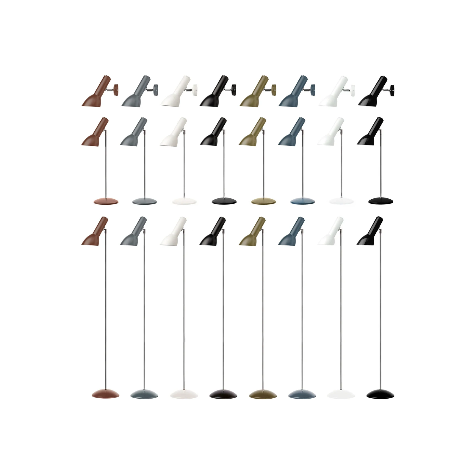 Oblique Lámpara De Pie Blanco/Latón - CPH Lighting - Imagen 2