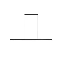 Inlay S1400 Linear Lámpara Colgante Matt Black/Satin Silver - Light-Point