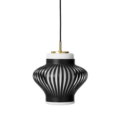 Opal Lamella Lámpara De Colgante Black Noir - Warm Nordic