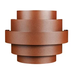 Enisa Aplique Pared Exterior Rust - Lucande