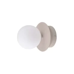 Art Deco Aplique De Pared/Lámpara De Techo IP44 Mud/White - Globen Lighting