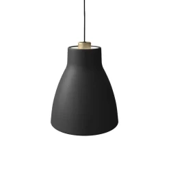 Gong Lámpara Colgante Ø250 Negro/Oro - Belid