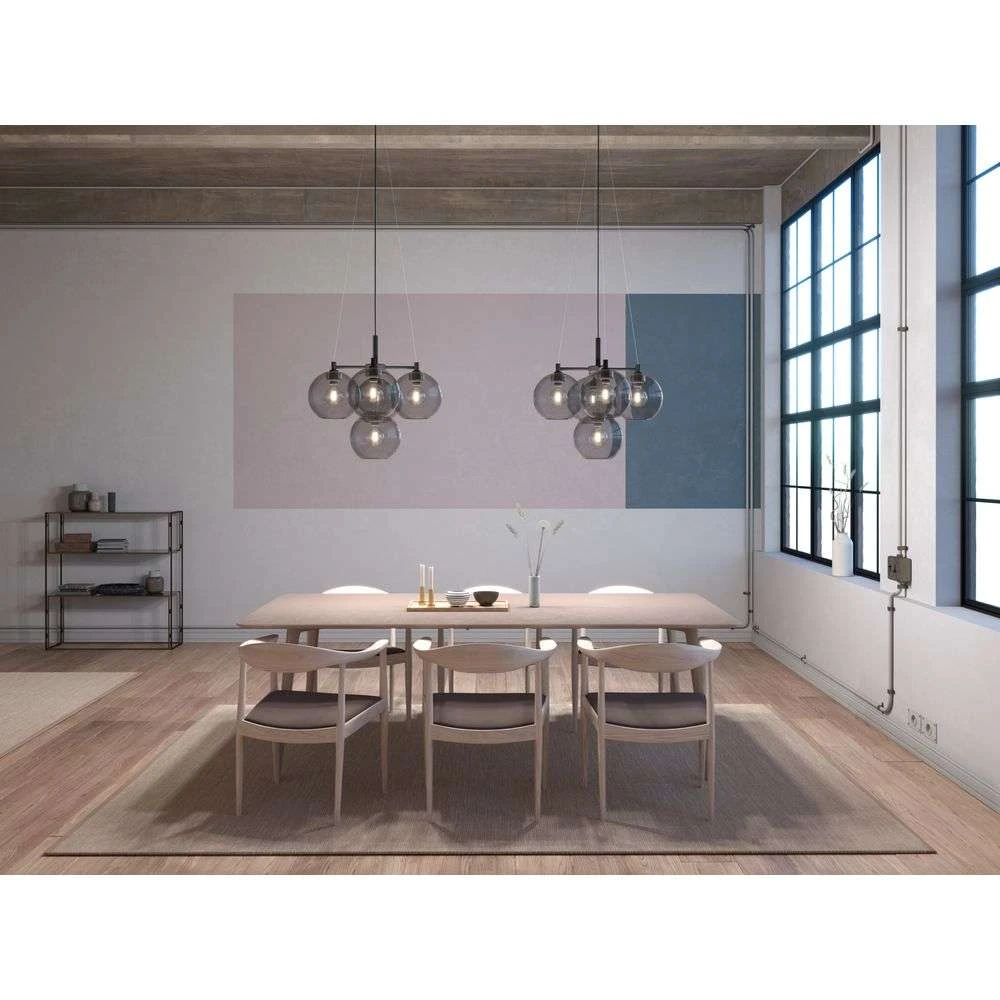 Gloria Lámpara Colgante Ø67 Negro/Ahumado - Belid - Imagen 2