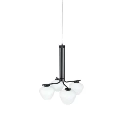 DK 4 Lámpara Colgante Matt Black - Konsthantverk
