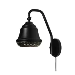 Bellis 160 Aplique De Pared Negro - Design By Us