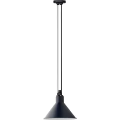 322 L Lámpara Colgante Cónica Azul - Lampe Gras