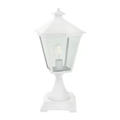 London Lámpara Exterior Jardín Chica Con Anclaje Para Hormigón Blanco - Norly