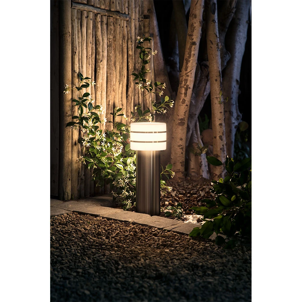 Tuar Baliza Exterior Wide Hue White Inox - Philips Hue - Imagen 3